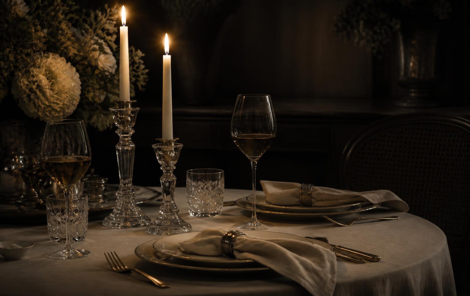 A Candle for the Table: Notes on Dining by Candlelight